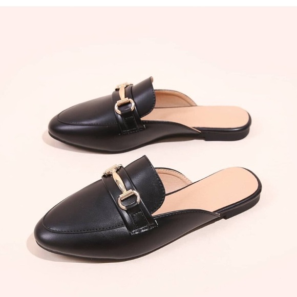 J. Crew Black Mule Loafers Size 8 NWT - Picture 4 of 12
